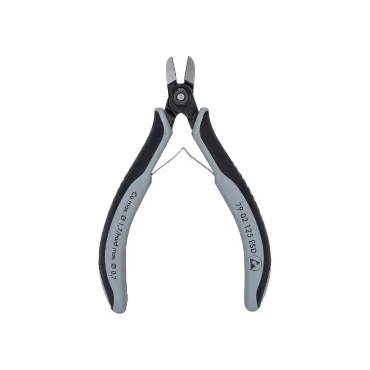 Антистатические прецизионные бокорезы для электроники Knipex KN-7902125ESD