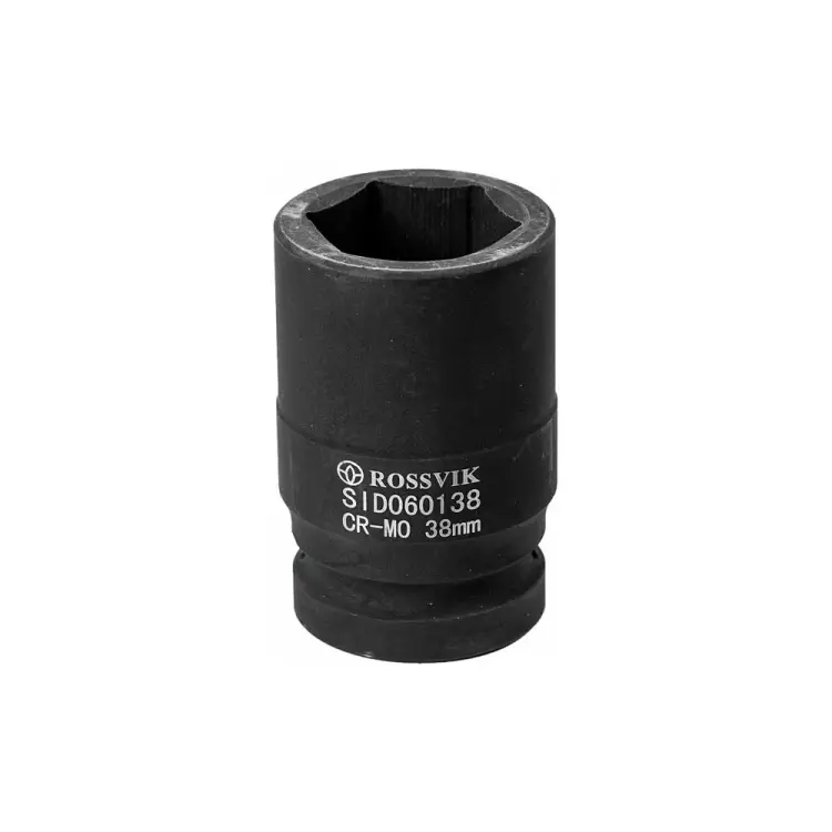 Ударная глубокая шестигранная торцевая головка Rossvik SID060138