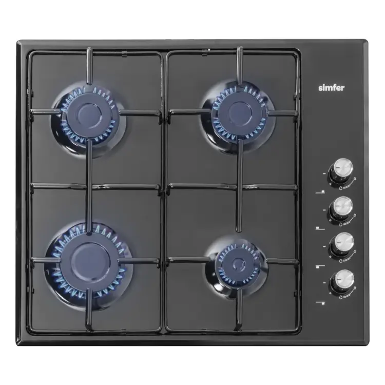 Газовая варочная панель Simfer Comfort H60Q40B400 Газовая варочная панель Simfer Comfort H60Q40B400