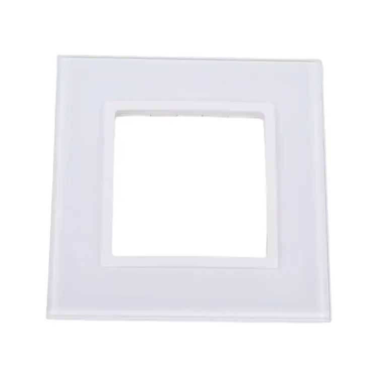 Рамка для розеток и выключателей ЭРА Elegance 14510101 на 1 пост, стекло, Elegance, белыйбелый Б0059166