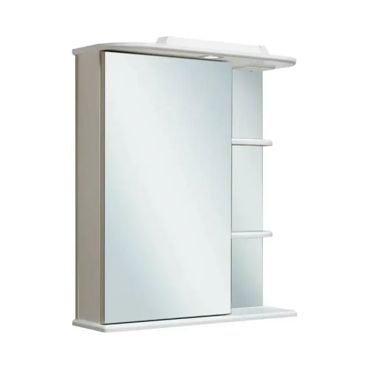 Левый зеркальный шкаф Runo Магнолия 60 00000000030