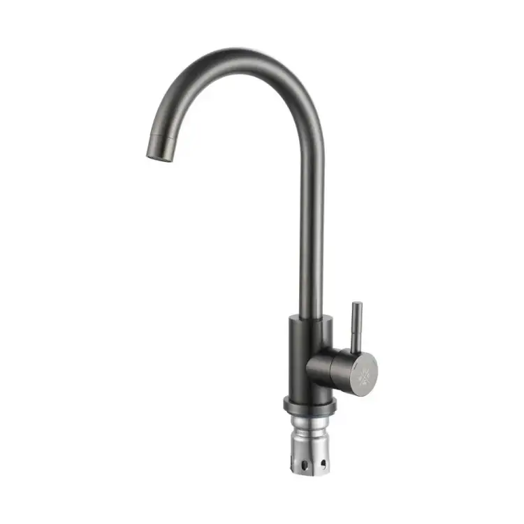 Смеситель для кухни Ростовская мануфактура сантехники РМС SUS124PVD-017F