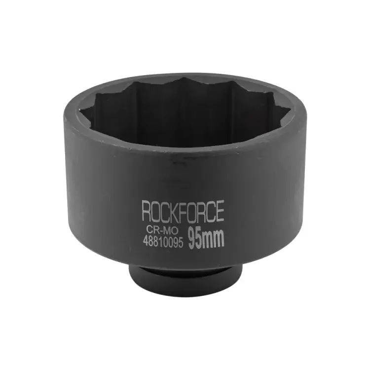 Ударная глубокая двенадцатигранная торцевая головка Rockforce RF-48810095(26408)