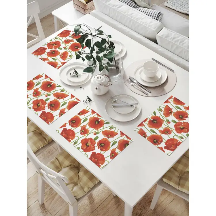 Комплект тканевых салфеток для сервировки стола JOYARTY np_11900