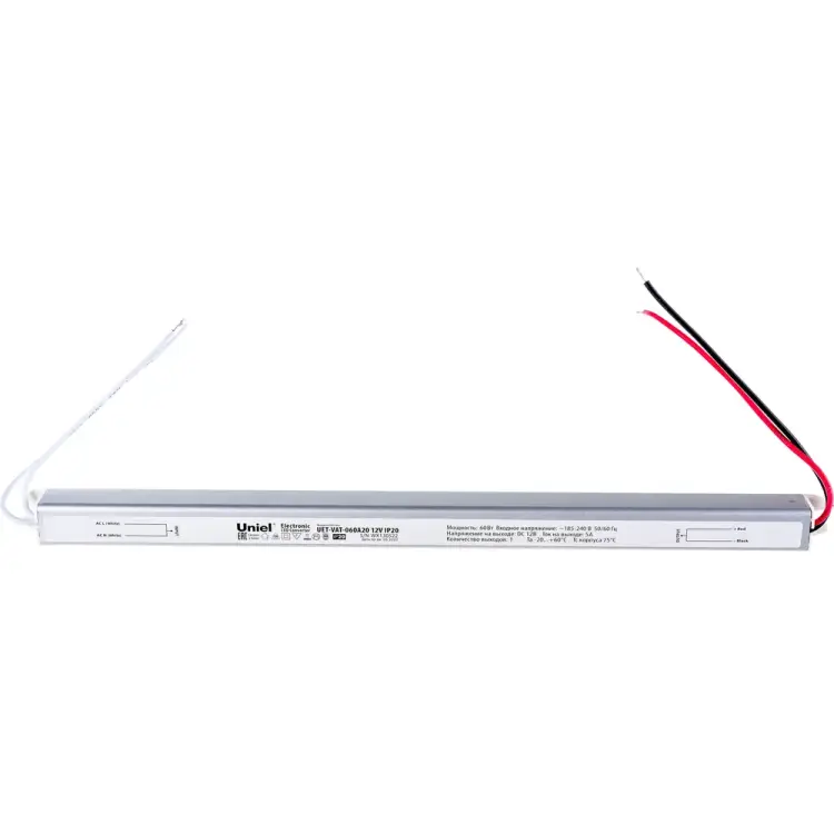 Ультратонкий блок питания Uniel UET-VAT-060A20 UL-00004846 Ультратонкий блок питания Uniel UET-VAT-060A20 UL-00004846