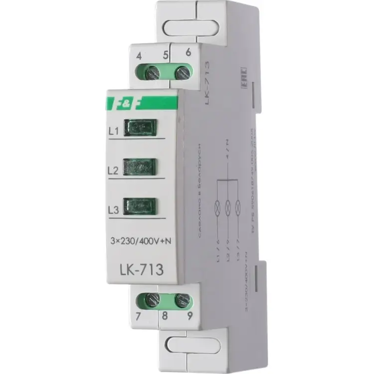 Указатель напряжения для трехфазной сети Евроавтоматика F&F LK-713 EA04.007.002