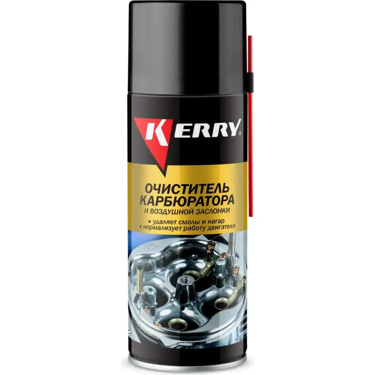 Очиститель карбюратора и воздушной заслонки KERRY аэрозоль 520 мл KR-911