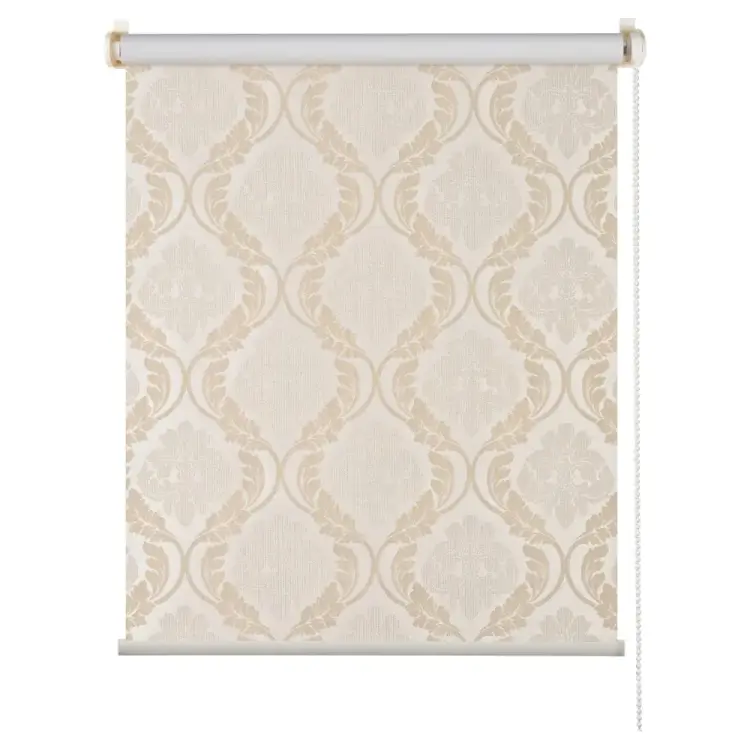 Рулонная штора - миниролло ПраймДекор Дамаск blackout 23083002