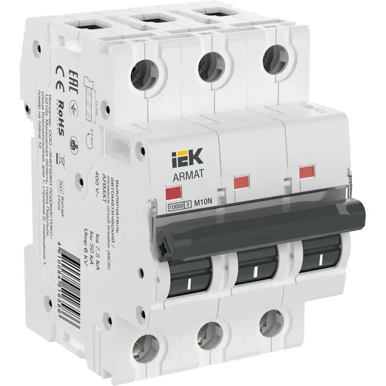 Автоматический выключатель IEK Armat AR-M10N-3-K063