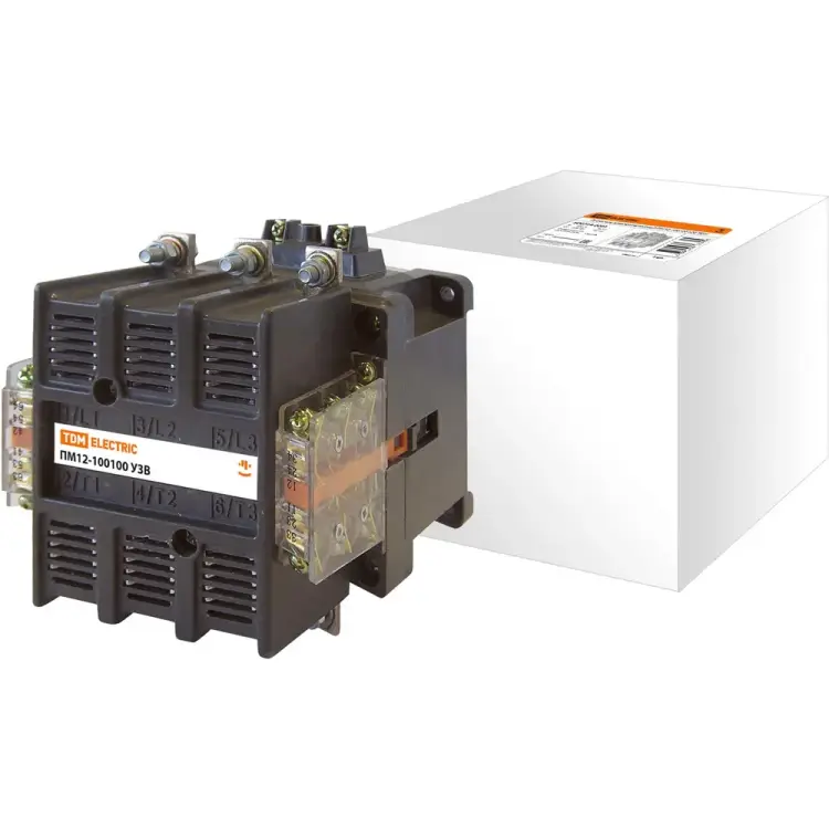 Электромагнитный пускатель TDM ELECTRIC ПМ12-100100 У3В 220В SQ0714-0020