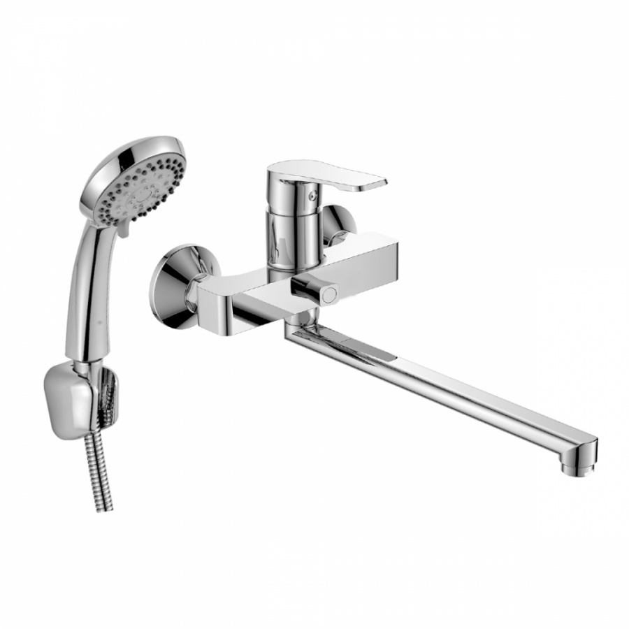 Универсальный одноручный смеситель для ванны decoroom DR23043