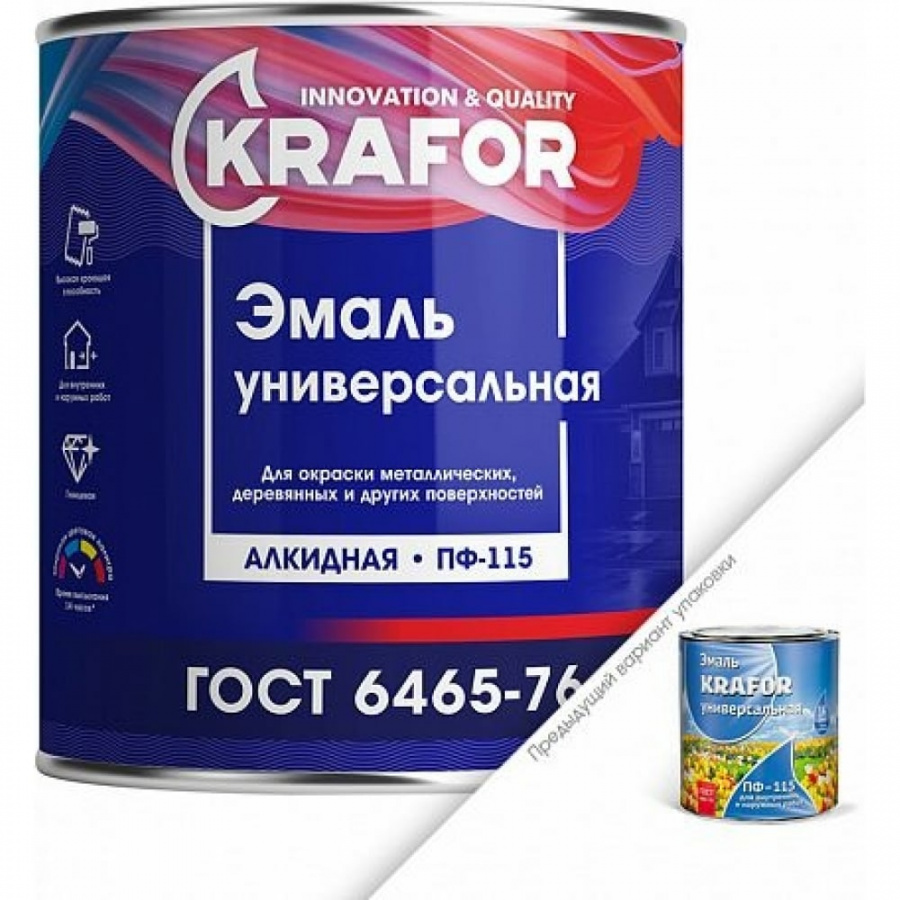 Эмаль KRAFOR ПФ-115