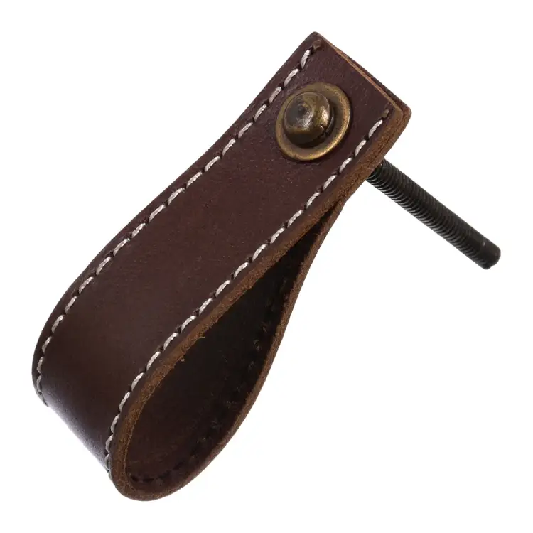 Кожаная ручка для мебели BlumenHaus 66315 Кожаная ручка для мебели BlumenHaus 66315