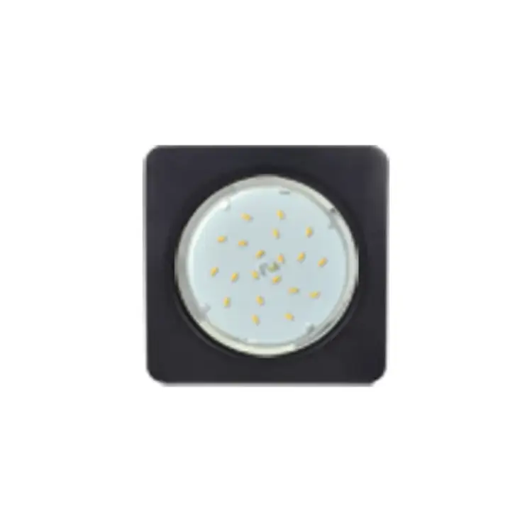 Квадратный светильник Ecola gx53 h4 square SB53S4ECB