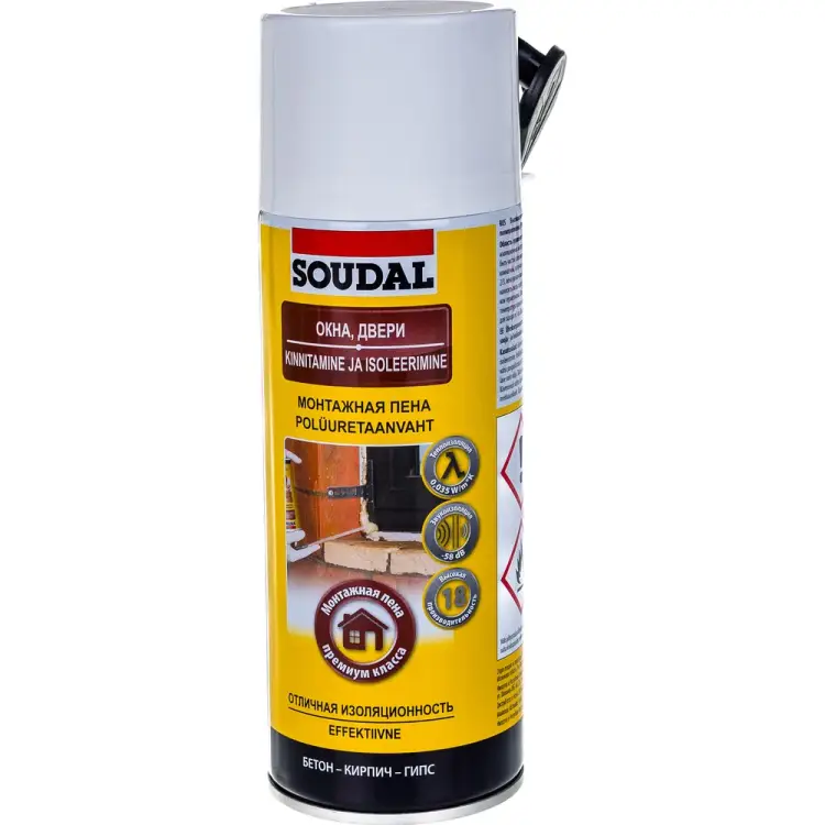 Ручная монтажная пена Soudal 103826 Ручная монтажная пена Soudal 103826