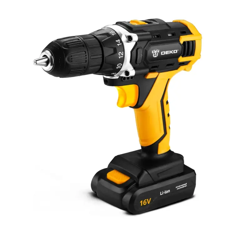 Аккумуляторная дрель-шуруповерт DEKO DKCD16FU-Li 063-4099 Аккумуляторная дрель-шуруповерт DEKO DKCD16FU-Li 063-4099