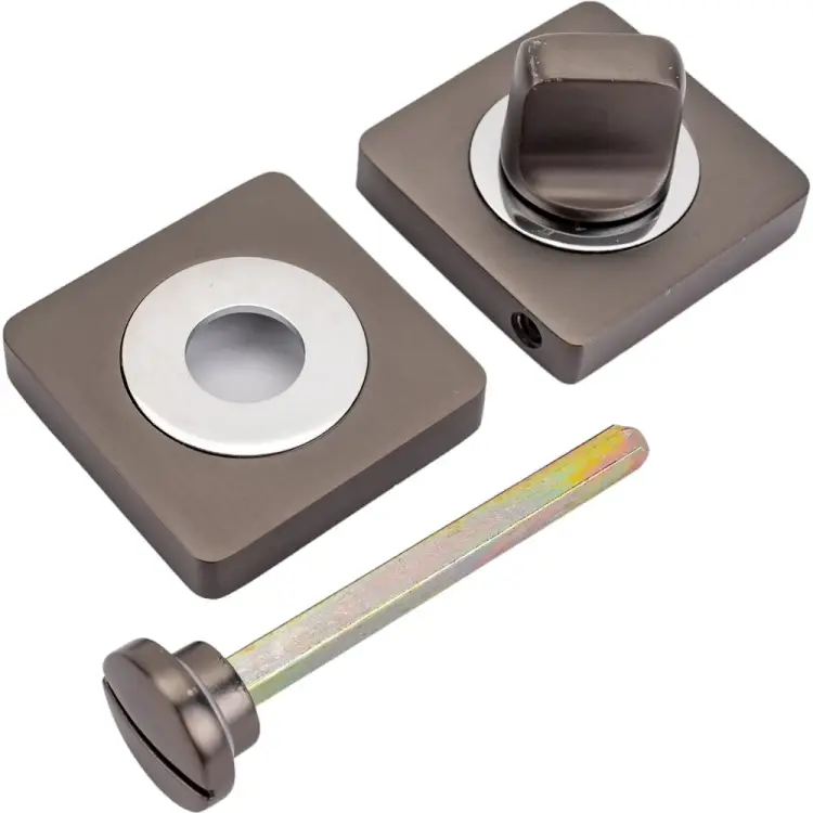 Квадратная завертка к ручкам Ренц КВ INBK 02 MBN/CP