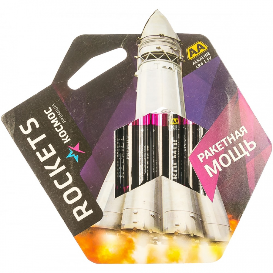 Батарейка КОСМОС premium ROCKETS LR6 бл. 4шт