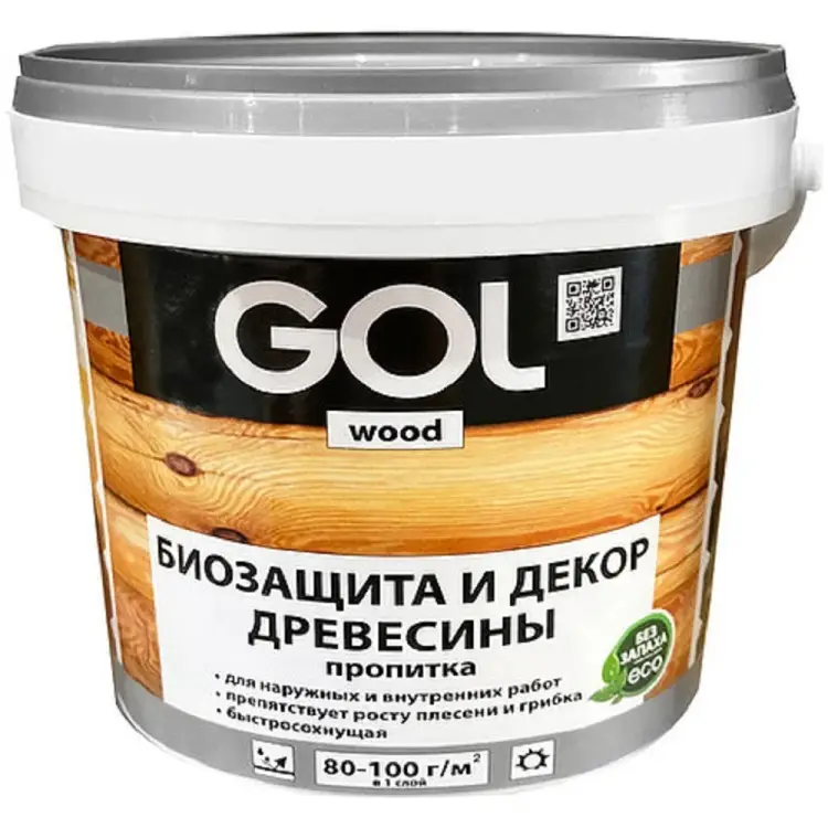 Защитно-декоративная пропитка Palizh GOL wood AQUA Wd.232.09-2,5 11606123