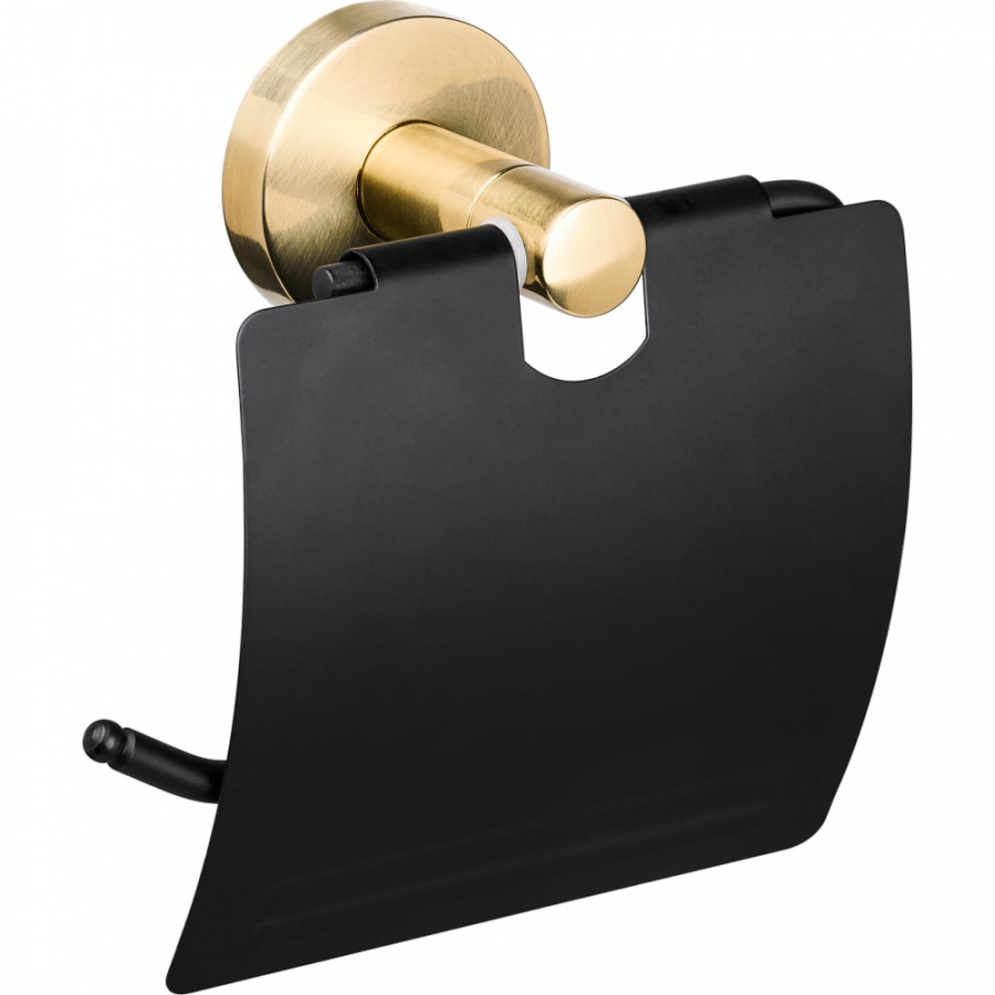 Закрытый держатель для туалетной бумаги Moroshka Oro Nero