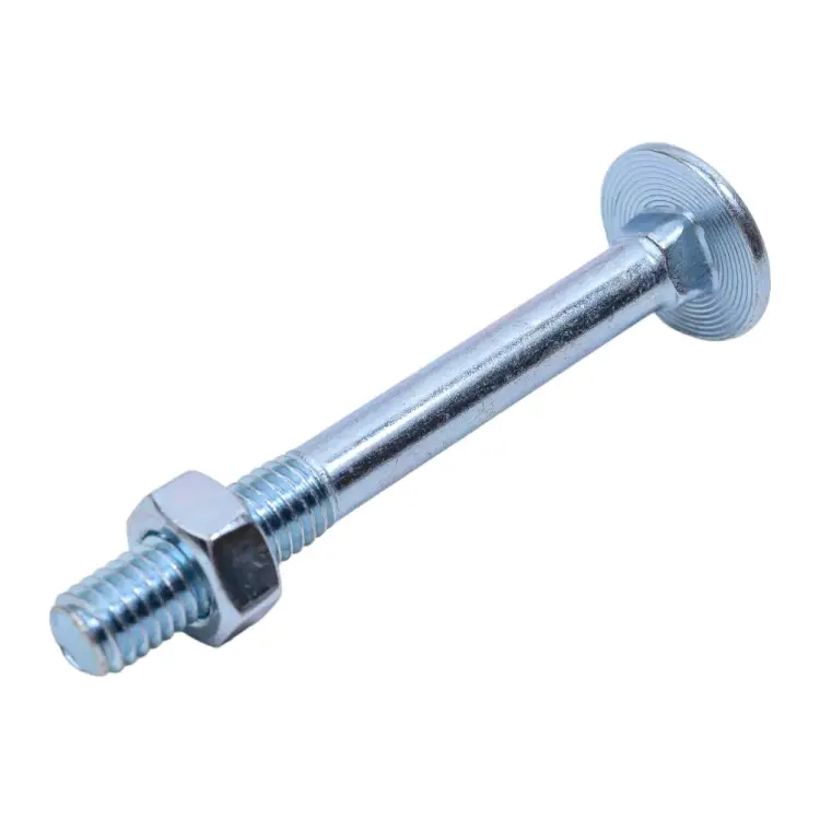 Мебельный оцинкованный болт Локри М8x70, DIN603 4 шт. 80112