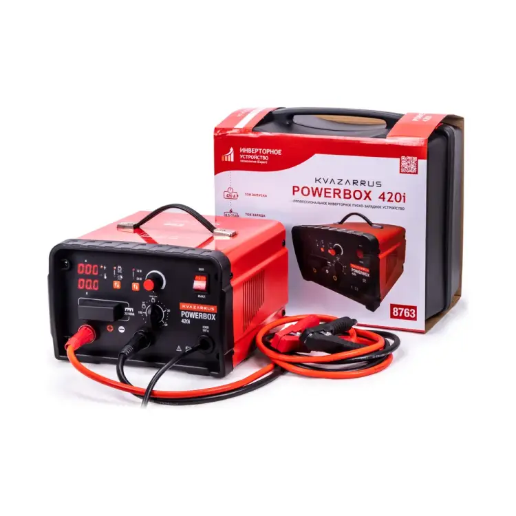 Инверторное пуско-зарядное устройство KVAZARRUS powerbox 420i 8763 Инверторное пуско-зарядное устройство KVAZARRUS powerbox 420i 8763