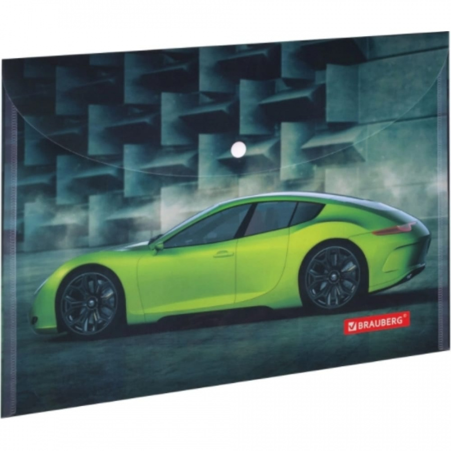 Папка-конверт BRAUBERG SPORT CAR