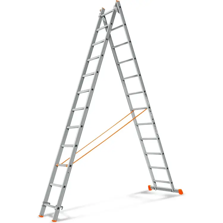 Двухсекционная лестница Эйфель Гранит 2х12