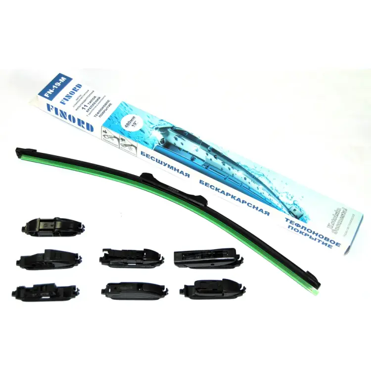 Мультиадаптерная бескаркасная щетка стеклоочистителя FINORD FN-19-M