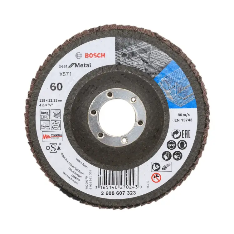 Лепестковый круг для УШМ Bosch Best for Metal 2608607323 Лепестковый круг для УШМ Bosch Best for Metal 2608607323