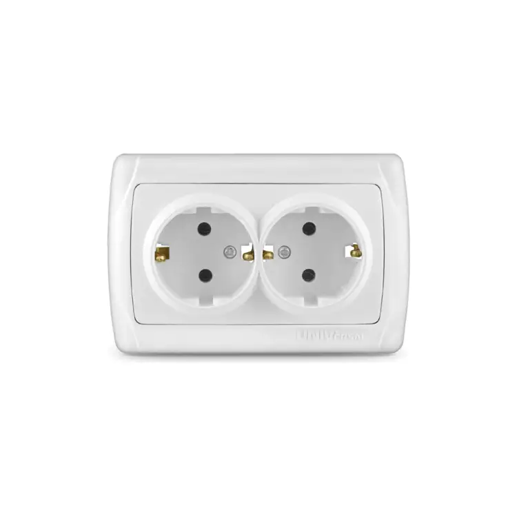 Двухместная розетка UNIVersal Маргарита М0128