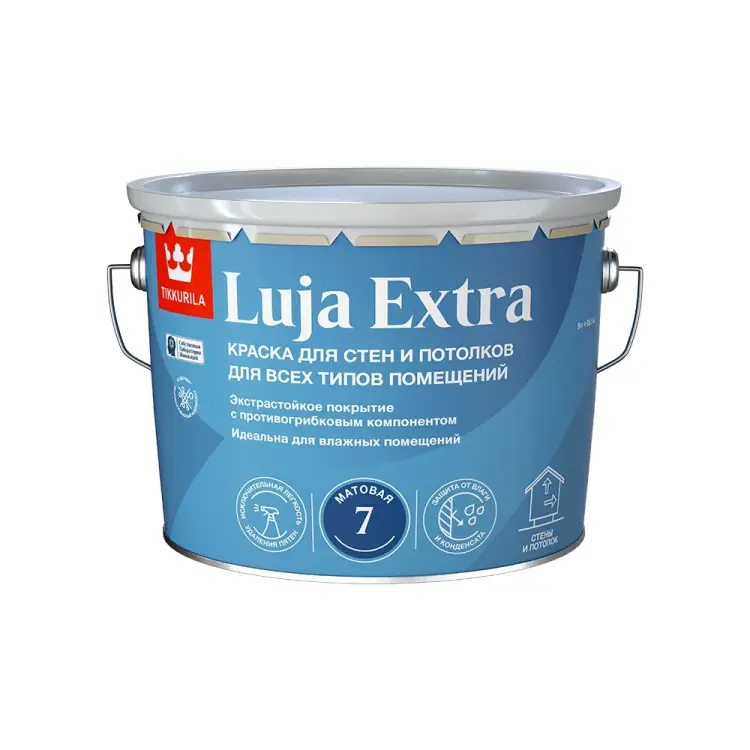 Краска для стен и потолков Tikkurila luja extra 700014019