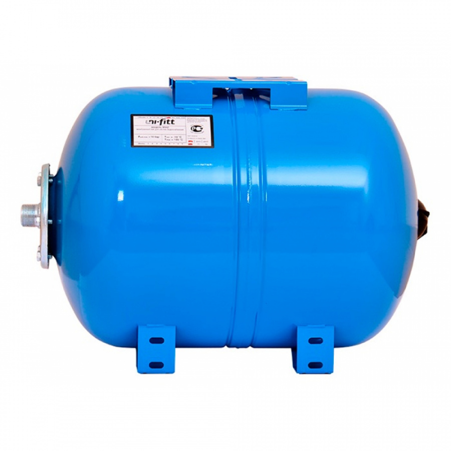 Горизонтальный расширительный гидроаккумулятор для водоснабжения Uni-Fitt WAO80-U