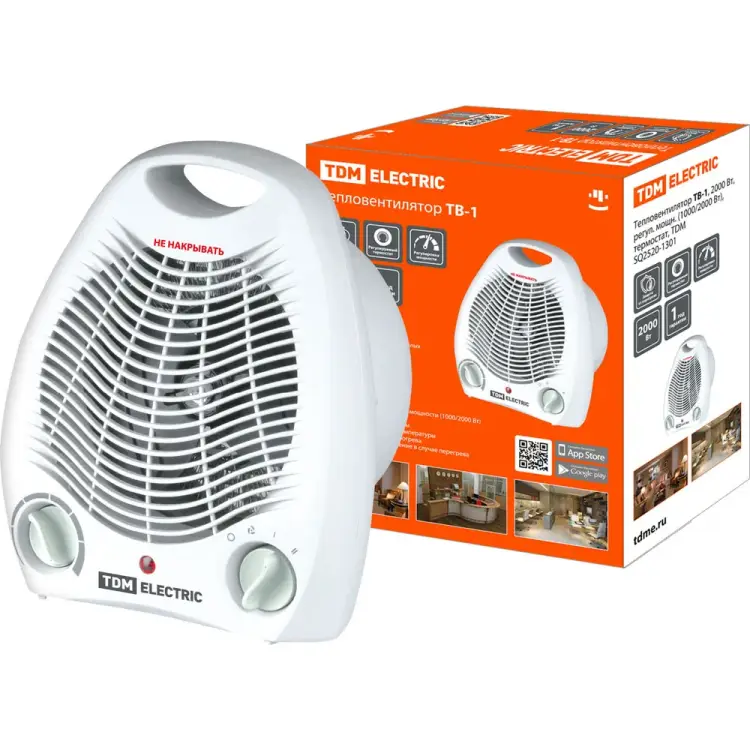 Тепловентилятор TDM ELECTRIC ТВ-1 SQ2520-1301 Тепловентилятор TDM ELECTRIC ТВ-1 SQ2520-1301