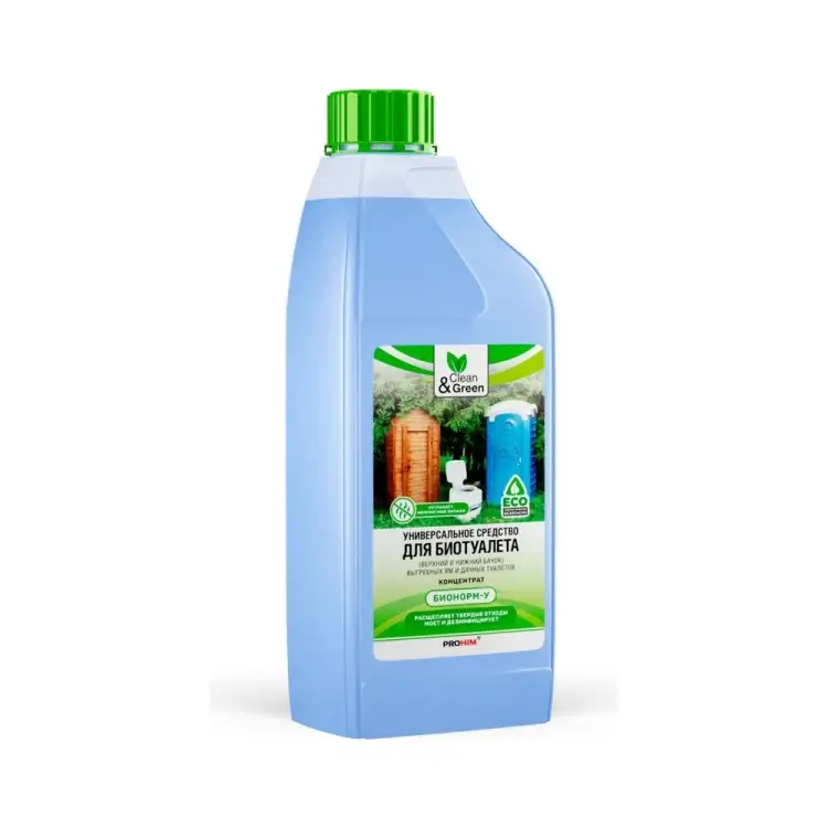 Универсальное средство для биотуалетов Прохим Clean&Green БИОНОРМ-У CG8275 Универсальное средство для биотуалетов Прохим Clean&Green БИОНОРМ-У CG8275