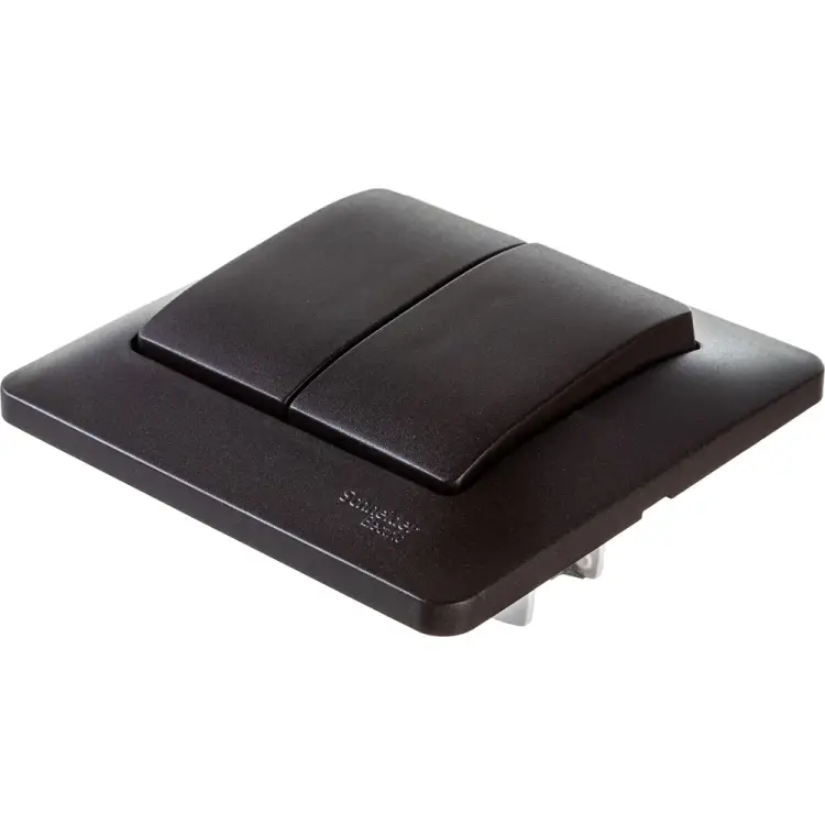 Двухклавишный выключатель Systeme Electric Glossa GSL000852