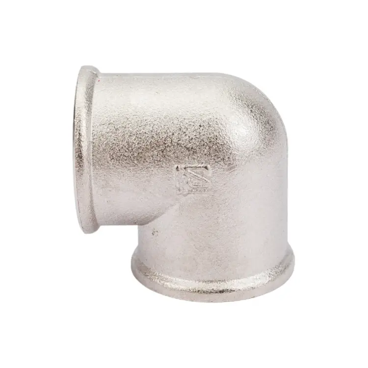 Латунный никелированный угольник STI D270-05006