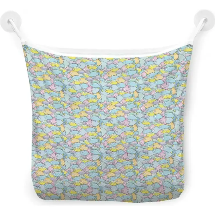 Настенная сетка-органайзер для ванной для игрушек JOYARTY Стаи рыб tgb_51878