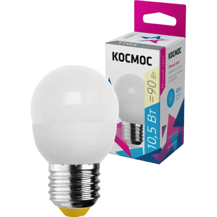 Светодиодная лампа КОСМОС BASIC LkeLED10.5wGL45E2730