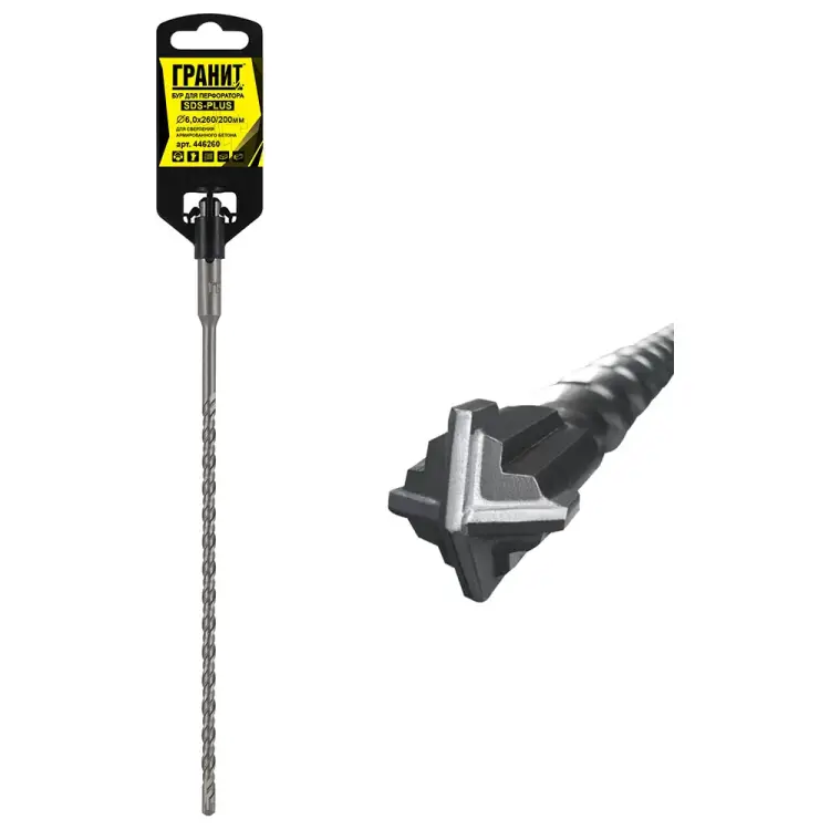 Бур sds-plus Гранит Quadro-X 446260
