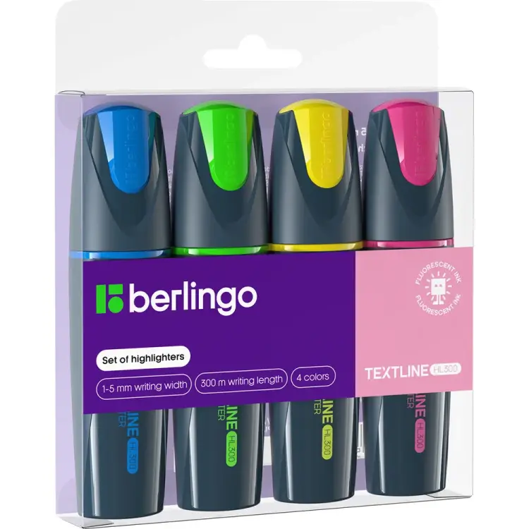 Набор текстовыделителей Berlingo Textline HL300 T3020