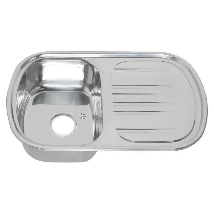 Врезная прямоугольная мойка MELANA 7749 U 0.8/180 231 t 10