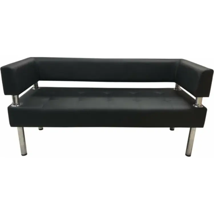 Трехместный диван Мягкий Офис черный СТР301ЧН