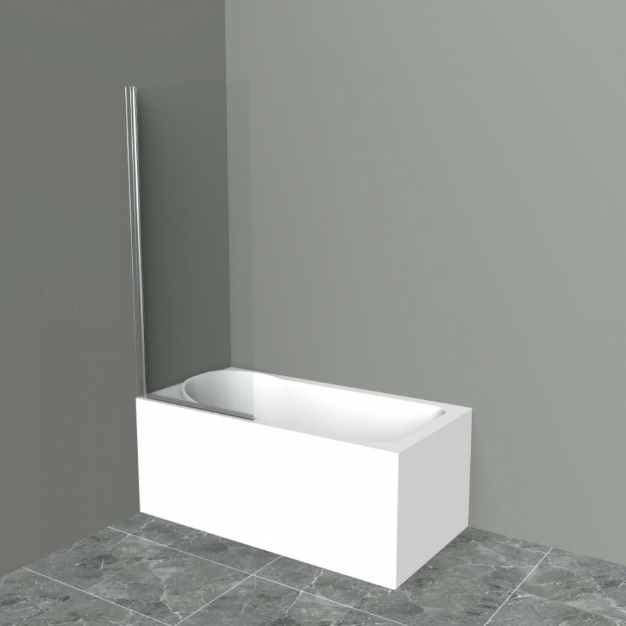 Душевая шторка на ванну BelBagno UNO-V-1-80/150-C-Cr