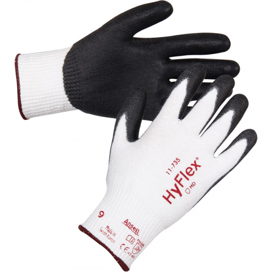 Антипорезные перчатки Ansell HyFlex