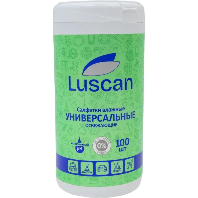 Универсальные влажные салфетки Luscan 1086538