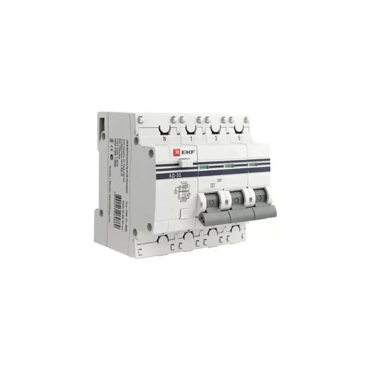 Электронный дифференциальный автомат EKF PROxima АД-32 DA32-40-30-4P-pro