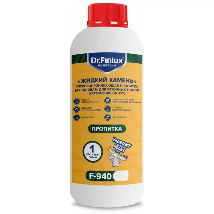 Универсальная пропитка для бетонных полов Finlux Dr. F-940 4603783207046