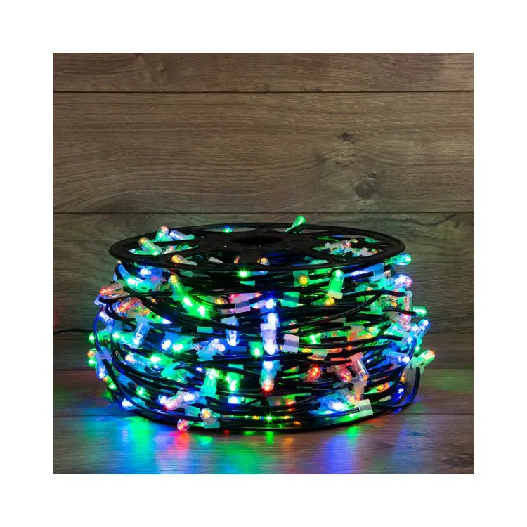 Гирлянда Neon-Night Клип лайт 12В, 100м, шаг 150 мм, 665LED мульти RGYB 325-129
