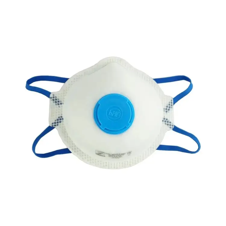 Фильтрующая полумаска для защиты от аэрозолей Бриз-1104-1к БРИЗ СИЗОД FFP2 NR D ФП 501003004